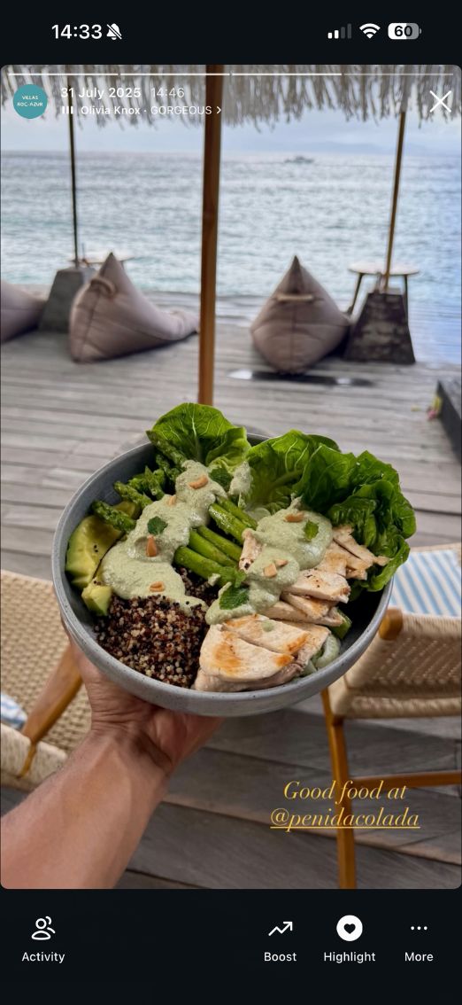 A meal at Penida Colada