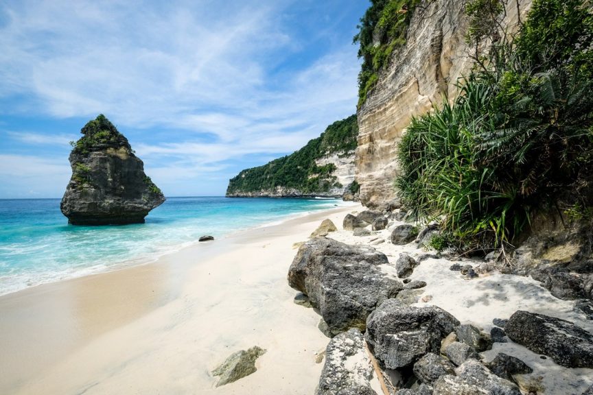 Suwehan Beach on Nusa Penida