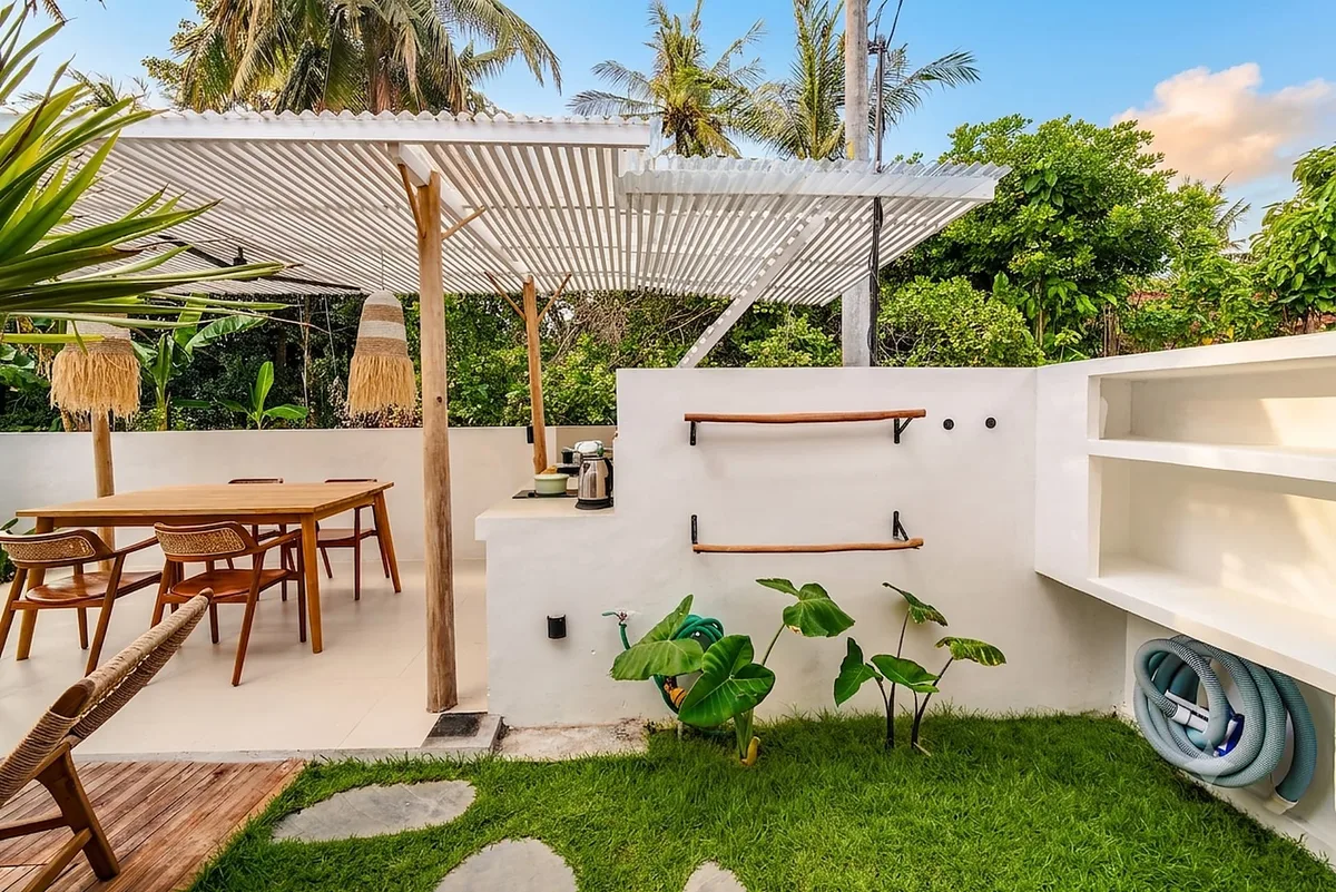 Cuisine de jardin de la Villa Tropikarma, Nusa Penida