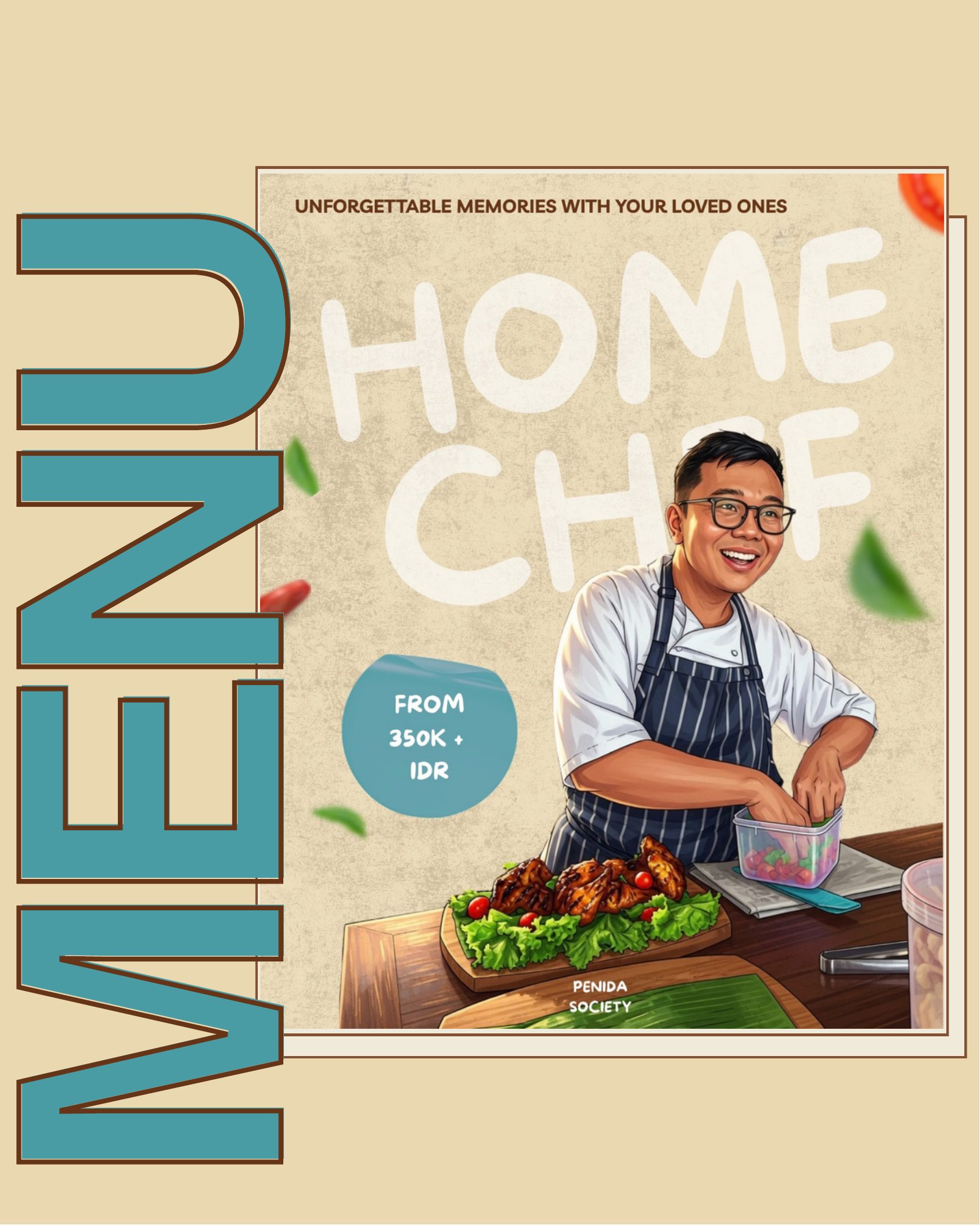 Penida Society Home Chef Menu — page 1