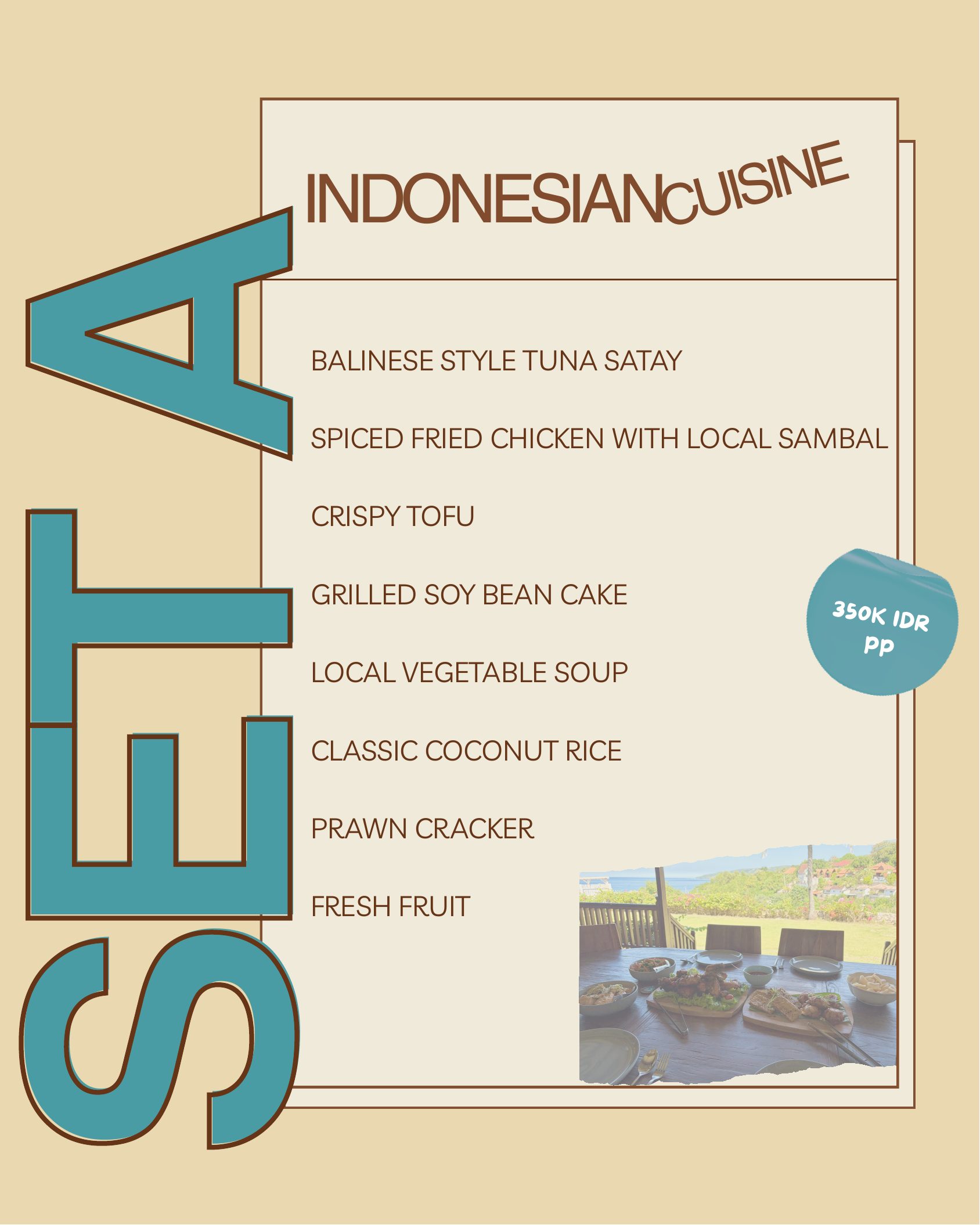 Penida Society Home Chef Menu — page 2